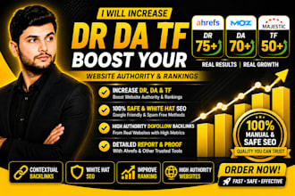 increase domain rating ahrefs DR domain authority da DR, tf