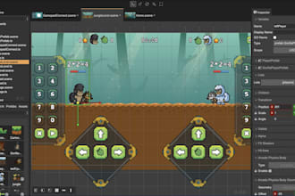 develop an HTML5 browser game using phaser js and javascript