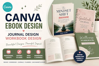 do canva ebook design journal redesign canva workbook design book formatting