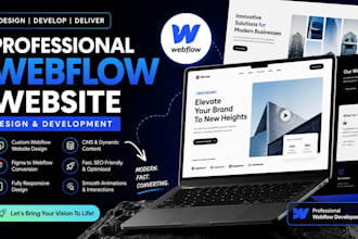 be your webflow developer webflow website designer, fix webflow website, webflow