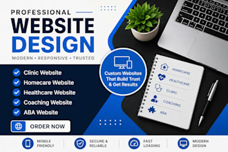 clinic website homecare website healthcare website coaching website aba website