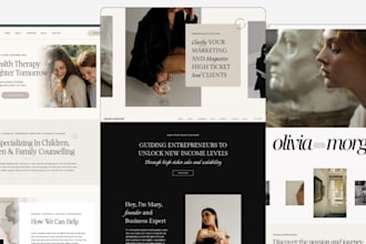 design showit website, customize showit template