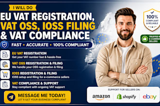 do eu vat registration, vat oss, ioss filing and vat compliance