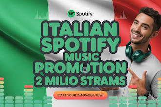 do organic italian spotify music promotion