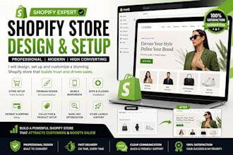 shopify store design, shopify store setup, shopify expert, shopify website