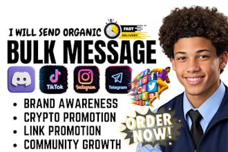 do instagram direct message discord mass dm telegram bulk message tiktok dms