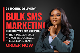send  bulk SMS marketing campaign and transactional SMS for businesses