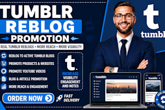 reblog your tumblr posts to active tumblr blogs for more reach and notes