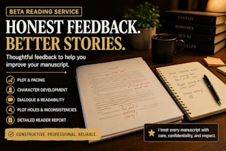 detailed beta reader feedback