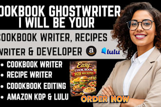 write quality cookbook recipes, cookbook design, cookbook writing formatting