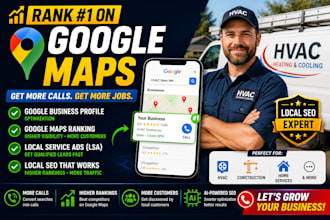 optimize google business profile maps ranking lsa local seo hvac constructiongmb