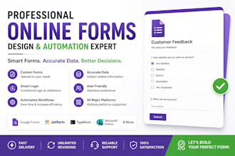 create goggle forms, online surveys, and custom questionnaires