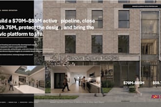 develop architectural design, revit models, 3d renderings, investor presentation