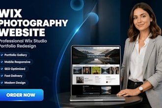 redesign wix photographer website rebuild wix studio photographer portfolio site