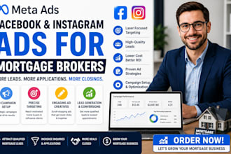 setup meta ads facebook ads instagram ads fb marketing ads for mortgage broker