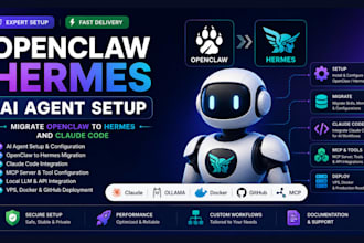 setup openclaw hermes ai agent, migrate openclaw to hermes and claude code