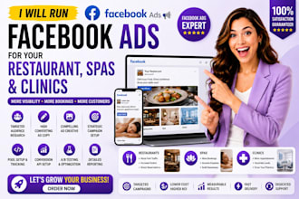 run facebook ads lead generation for spas clinics and local business