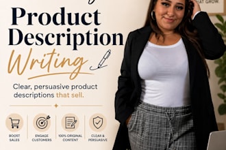 write product description and reviews
