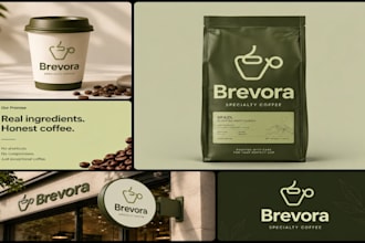 café branding, coffee packaging, drip bag, standup pouches, product label design
