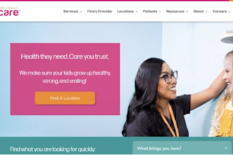 design squarespace medicare website dental paractice site pharmacy website