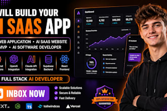 develop ai website development, ai chatbot, ai software as full stack developer
