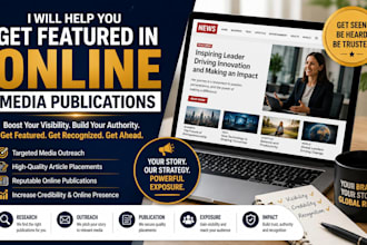 help you get featured in online media publications