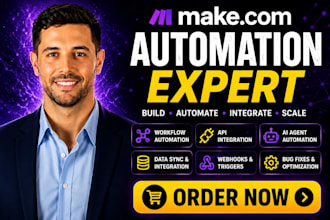 fix make com setup make com automation automate make automation as make expert