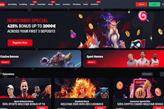 develop all slot and board games, crash game, bet website webgl, mobile, PC
