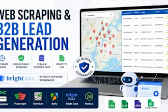 do puppeteer scraping, google maps scraper, web scraping, bright data automation
