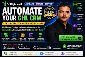 automate your gohighlevel CRM to capture leads and book appointments