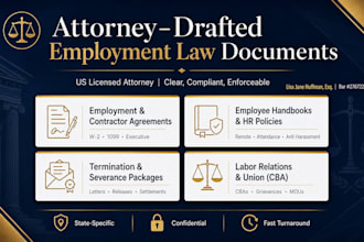draft severance agreements, release of liability and termination letters