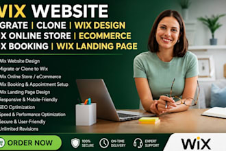 migrate clone wix website design wix online store wix ecommerce wix landing page