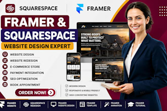 squarespace website redesign figma to framer website design framer landing page