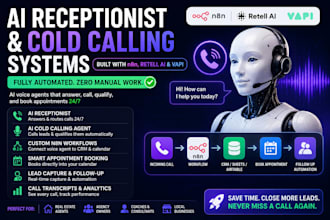 n8n ai receptionist n8n workflow retell ai n8n automation ai cold calling vapi