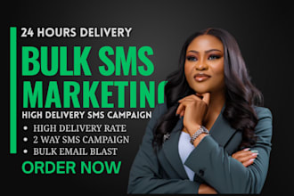 send bulk SMS marketing, text message, sms blast, email campaign and bulk SMS