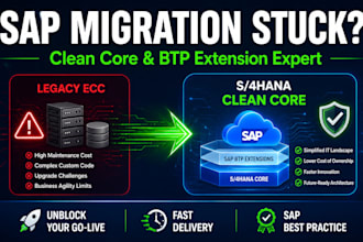 setup sap btp clean core extension and s4hana migration strategy
