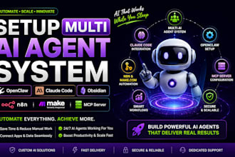 setup claude code obsidian system openclaw multi ai agent n8n makecom mcp server