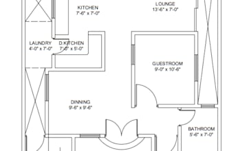 be your architectural draftsman for 2d floor plans and autocad