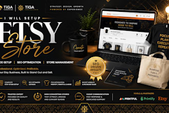 setup etsy store, pod, etsy product design, mockup, esty SEO or store management