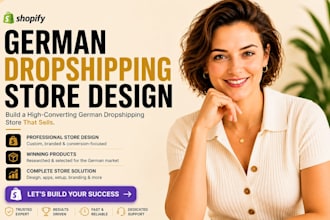 design german dropshipping store design winning products shopify dropshipping