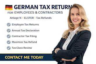 prepare german employee tax return maximize tax refund elster filing