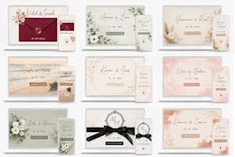 design an elegant event website with rsvp for any occasion