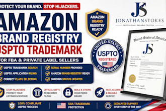 register your uspto trademark for amazon brand registry fba private label seller