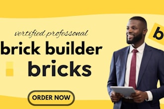 convert elementor to bricks builder or recreate your landing page