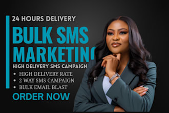 send bulk SMS marketing campaign, text message, sms blast and bulk sms