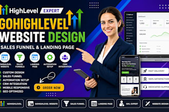 design gohighlevel website gohighlevel sales funnel go high level landing page