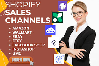setup shopify marketplace litcommerce cedcommerce mulwi m2e sellbrite amazon gmc