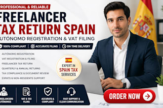 file freelancer tax return spain autonomo registration and vat filing