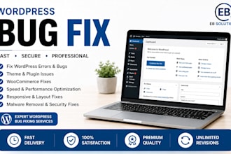 fix wordpress issues, wordpress bug fix, fix wordpress errors, fix woocommerce