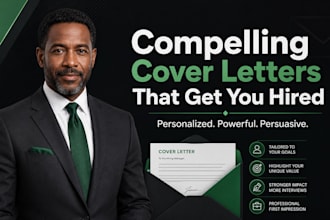 write a compelling cover letter tailored to your job